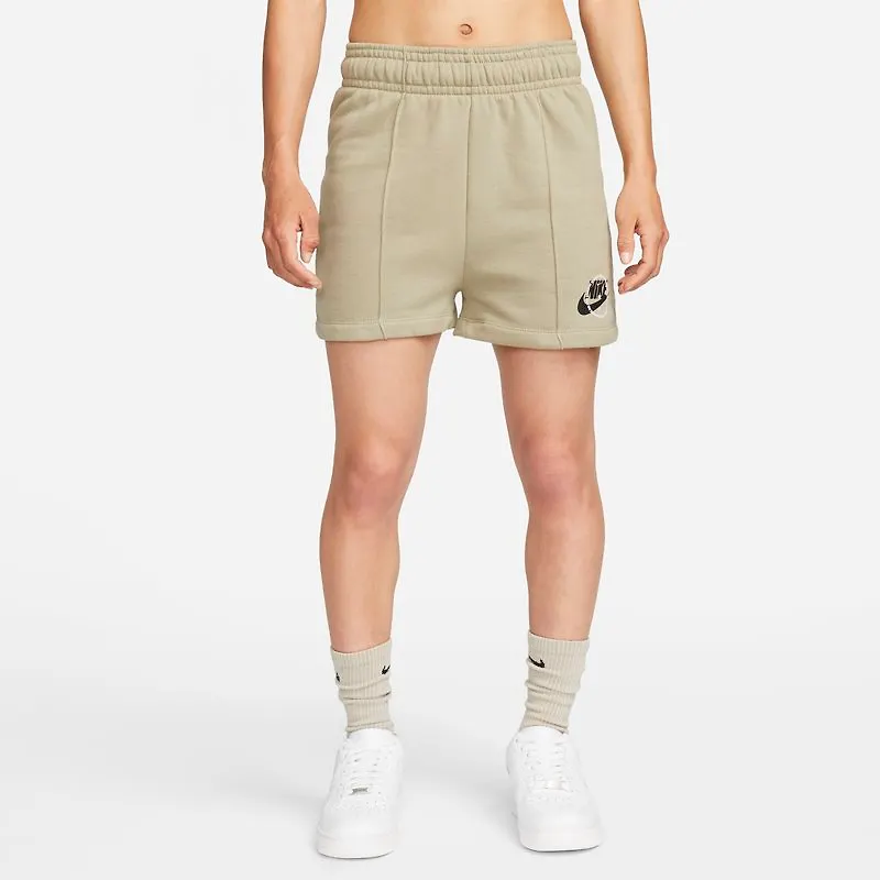 Fleeceshorts Nike Sportswear för kvinnor - Grå