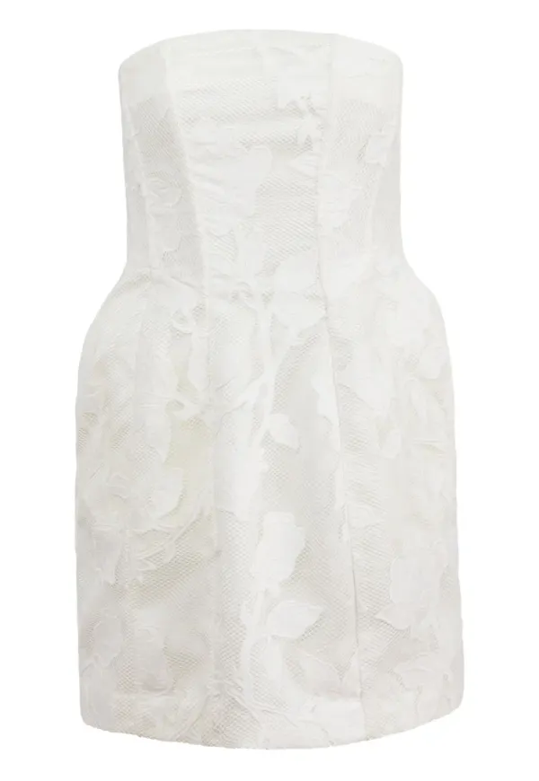 Fleur Du Mal Collette klänning - Vit – Farfetch