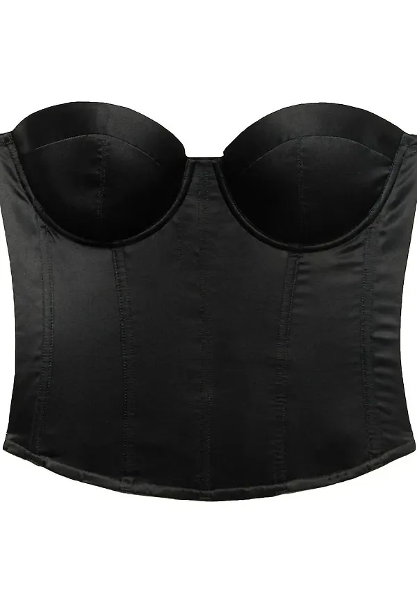 Fleur Du Mal Hamptons bustier - Svart