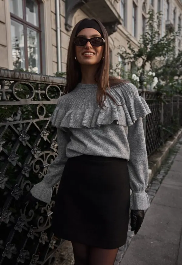 Flounce Sweater
