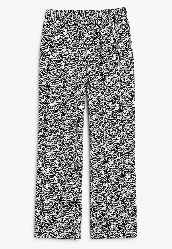 Flowy party trousers - White
