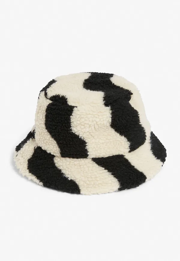 Fluffy bucket hat - Black