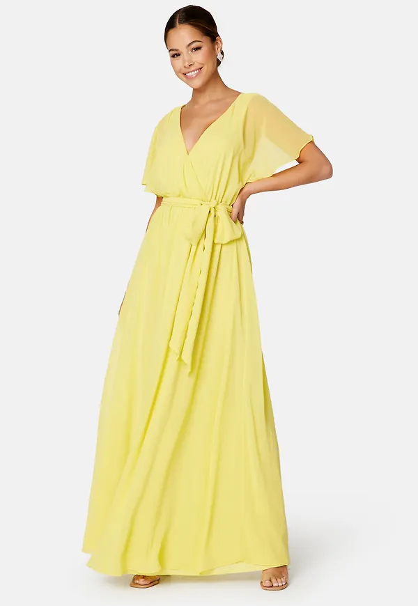 Flutter Chiffon Maxi Dress