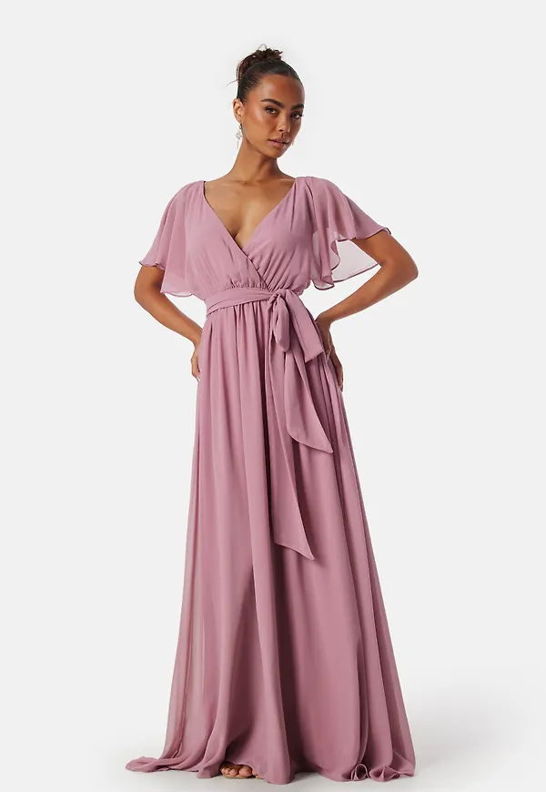 Flutter Chiffon Maxi Dress