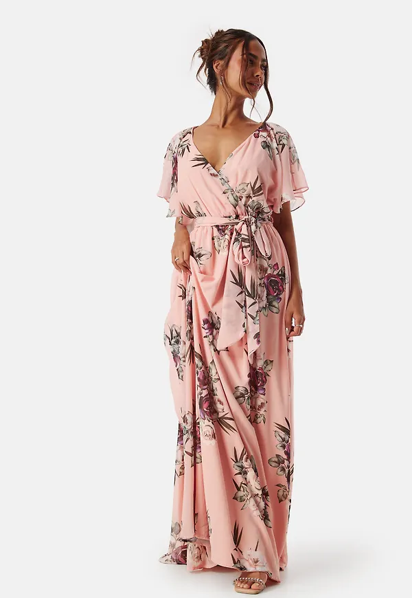 Flutter Floral Maxi Dress