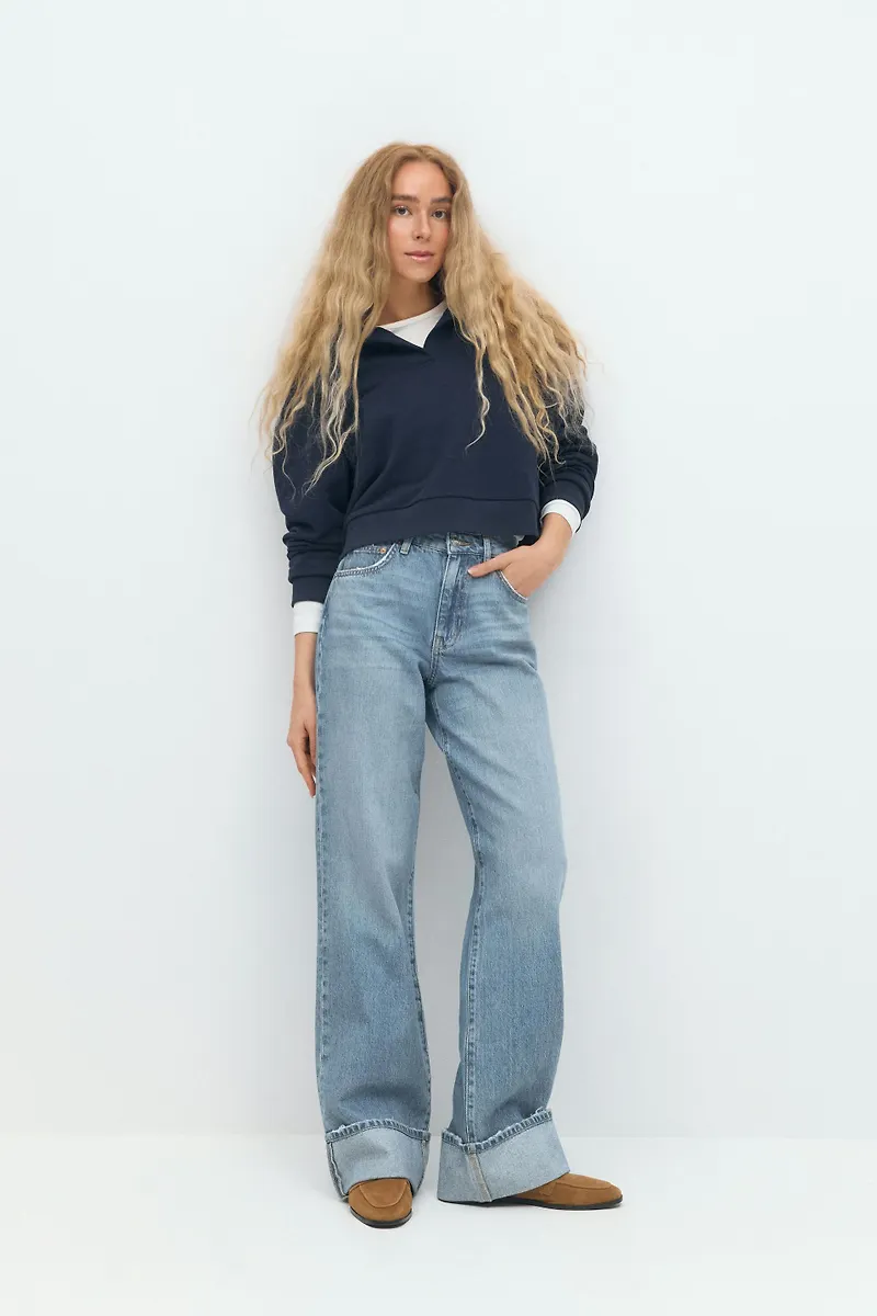 Fold up jeans
