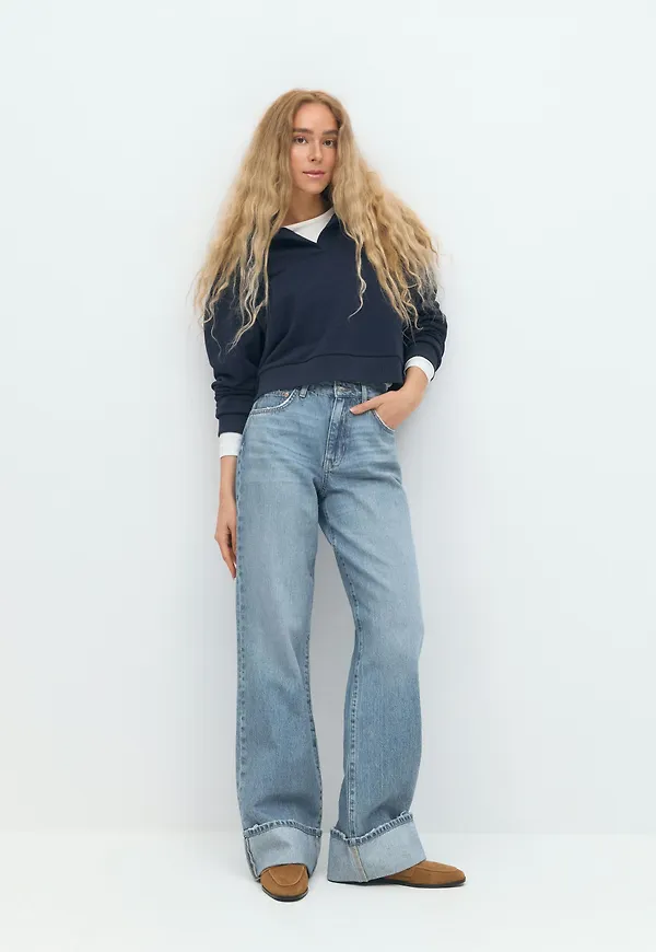 Fold up jeans