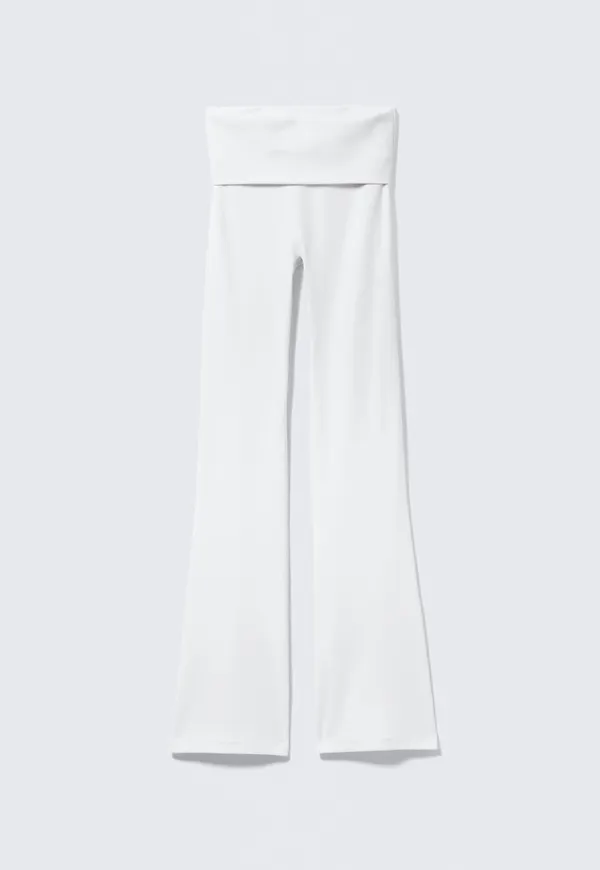 Folded Waist Flared Yoga Tights