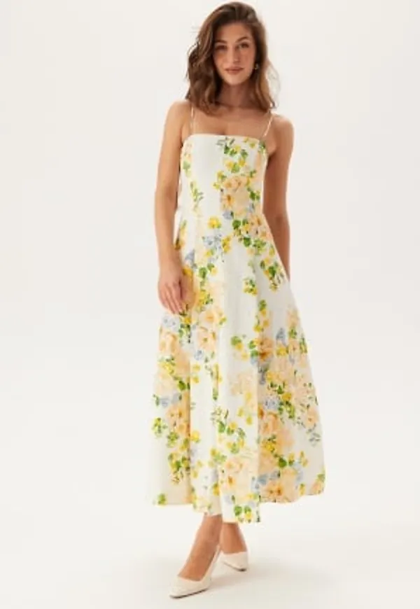 FOREVER NEW Charlotte Strapless Printed Midi Dress Empress Floral 38(UK10)