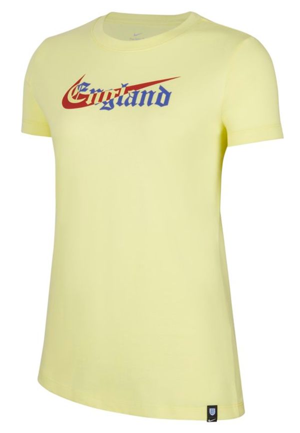 Fotbolls-t-shirt England för kvinnor - Gul