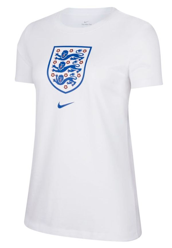 Fotbolls-t-shirt England för kvinnor - Vit