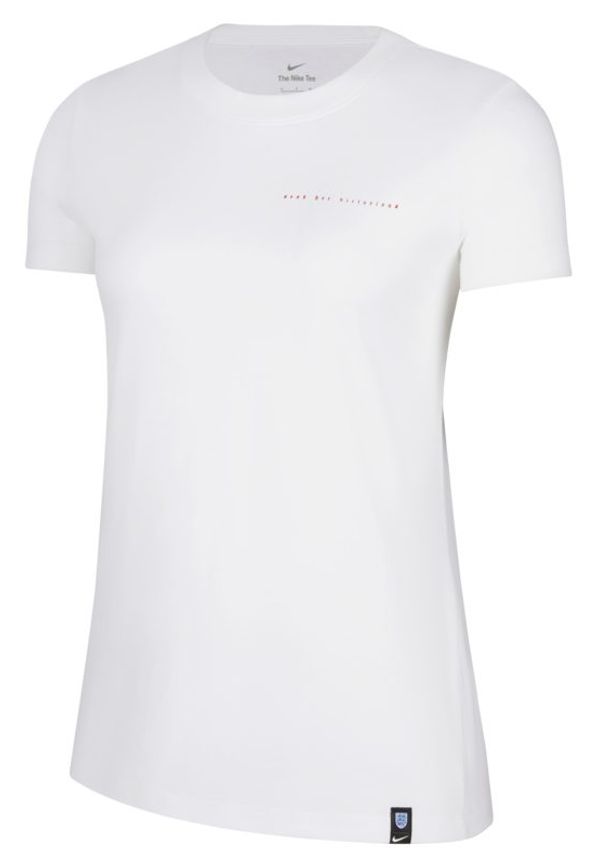 Fotbolls-t-shirt England för kvinnor - Vit