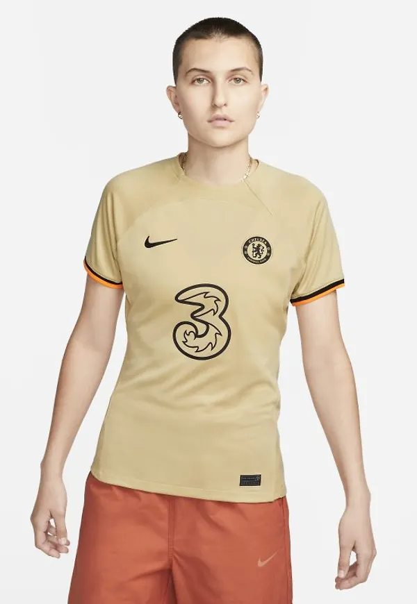 Fotbollströja Chelsea FC 2022/23 Stadium (tredjeställ) Nike Dri-FIT för kvinnor - Brun