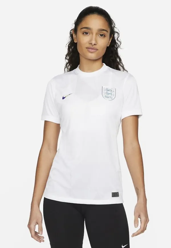 Fotbollströja England 2022 Stadium (hemmaställ) Nike Dri-FIT för kvinnor - Vit