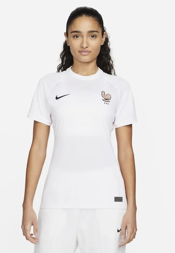 Fotbollströja FFF 2022 Stadium (bortaställ) Nike Dri-FIT för kvinnor - Vit