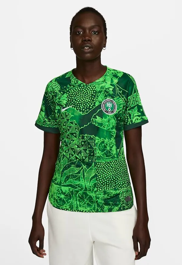 Fotbollströja Nigeria 2022/23 Stadium (hemmaställ) Nike Dri-FIT för kvinnor - Grön