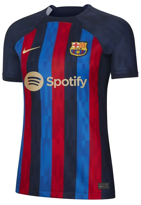 Fotbollströja Nike Dri-FIT FC Barcelona 2022/23 Stadium (hemmaställ) för kvinnor - Blå