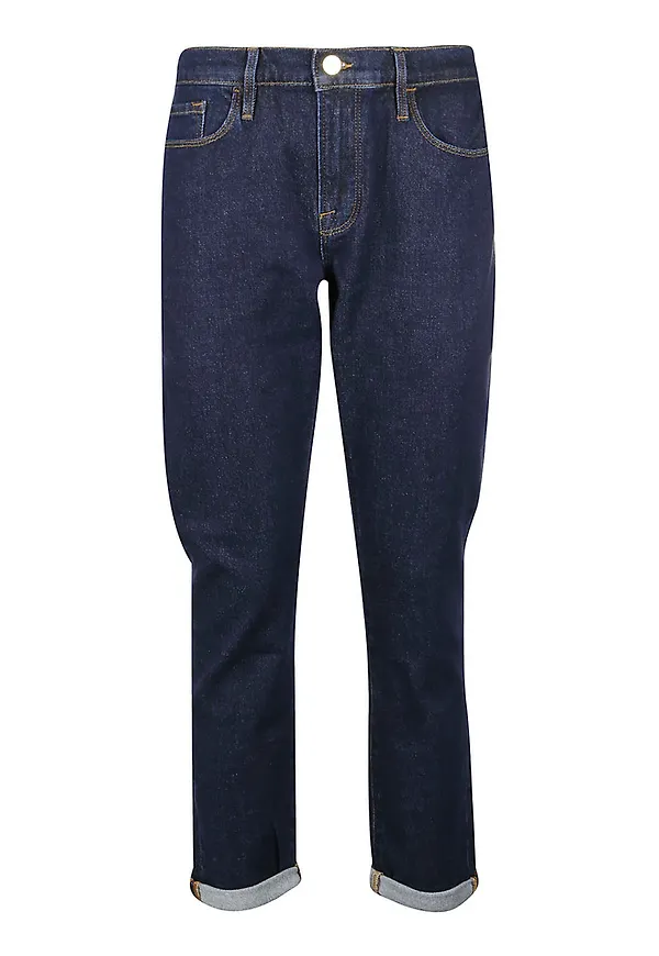Frame - Boyfriend Jeans - Blå - Dam - Storlek: W24,W29,W28