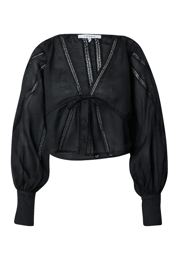 FRAME Blus svart