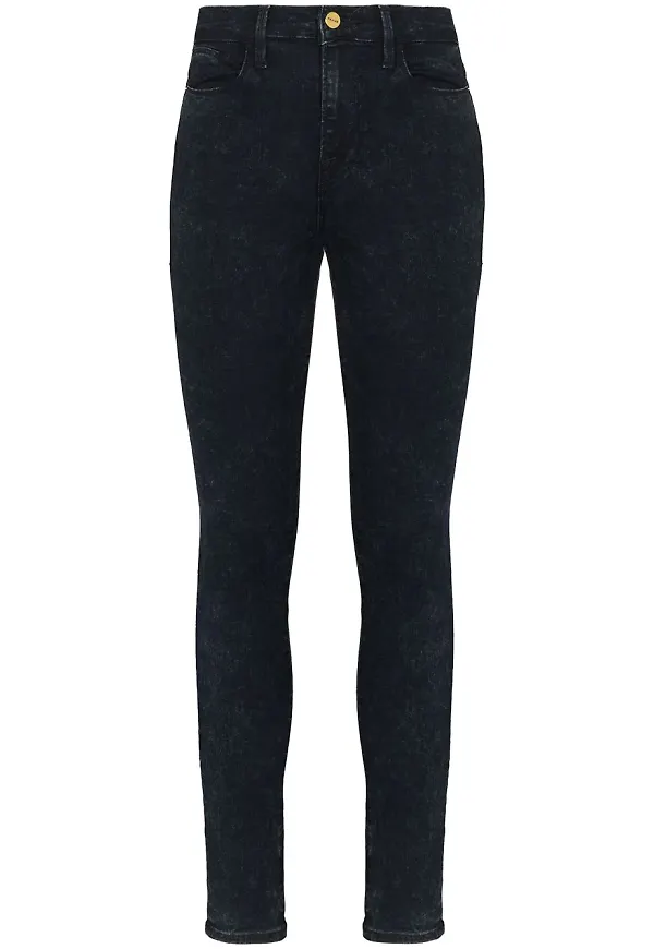 FRAME Le High skinny-jeans - Blå