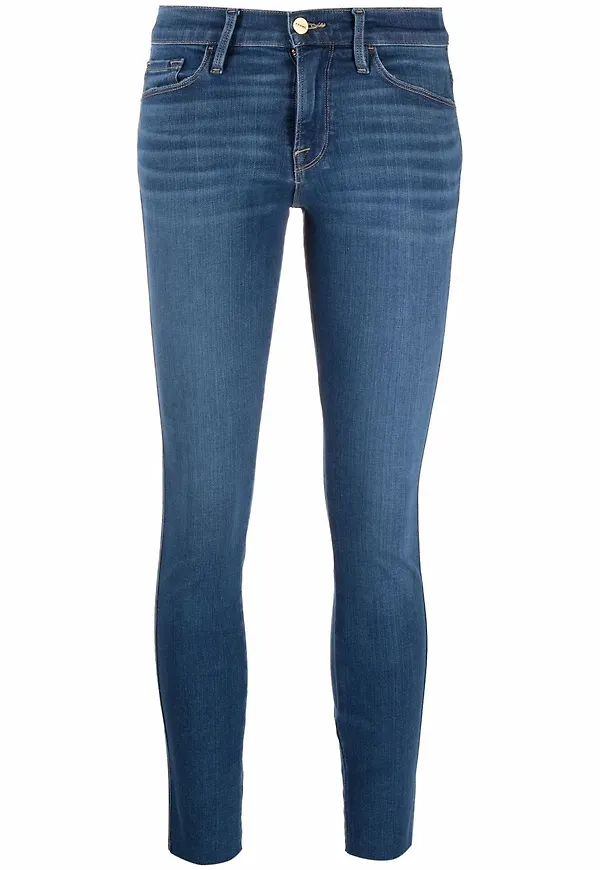 FRAME slim fit-jeans - Blå