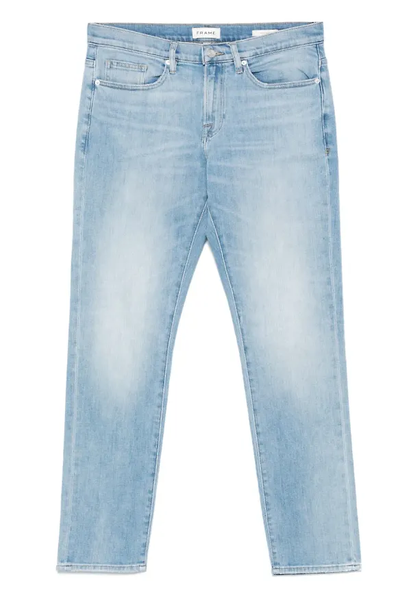 FRAME slim fit-jeans - Blå