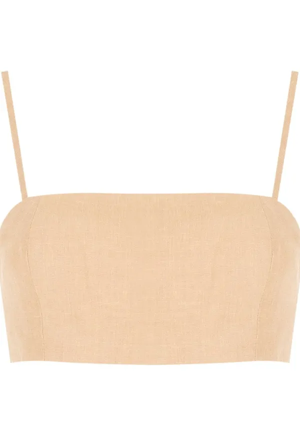 Framed Lys Framed croptop - Neutral
