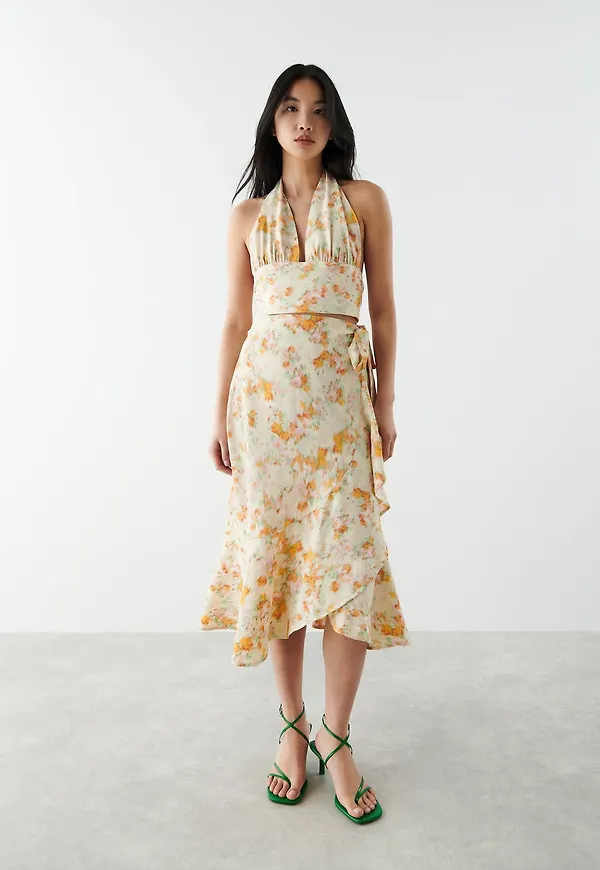 Franie wrap skirt