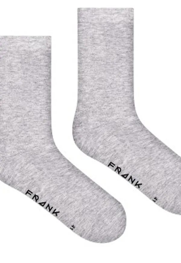 Frank Dandy Strumpor Bamboo Socks Solid Gråmelerad Strl 36/40