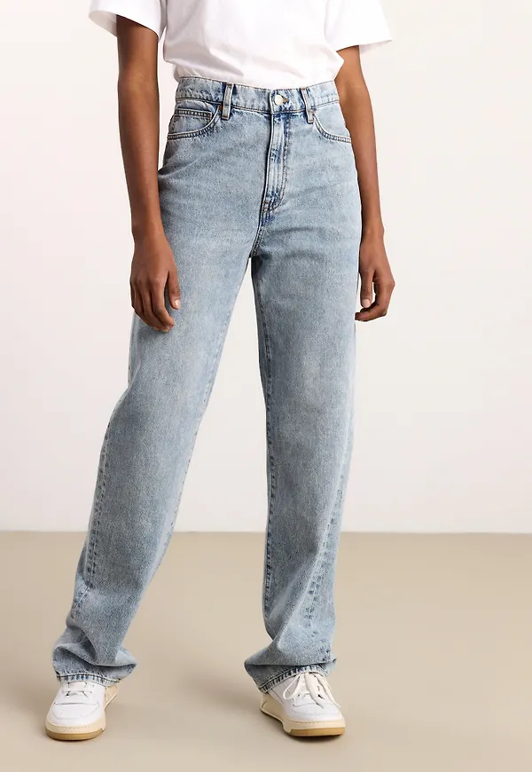 FRANKA High waist jeans med extra långa ben