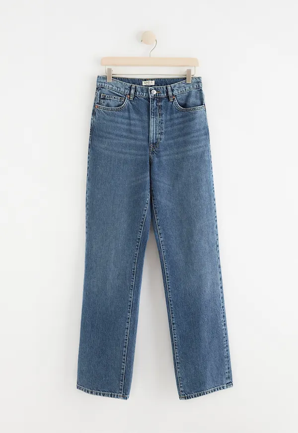 FRANKA High waist jeans med extra långa ben