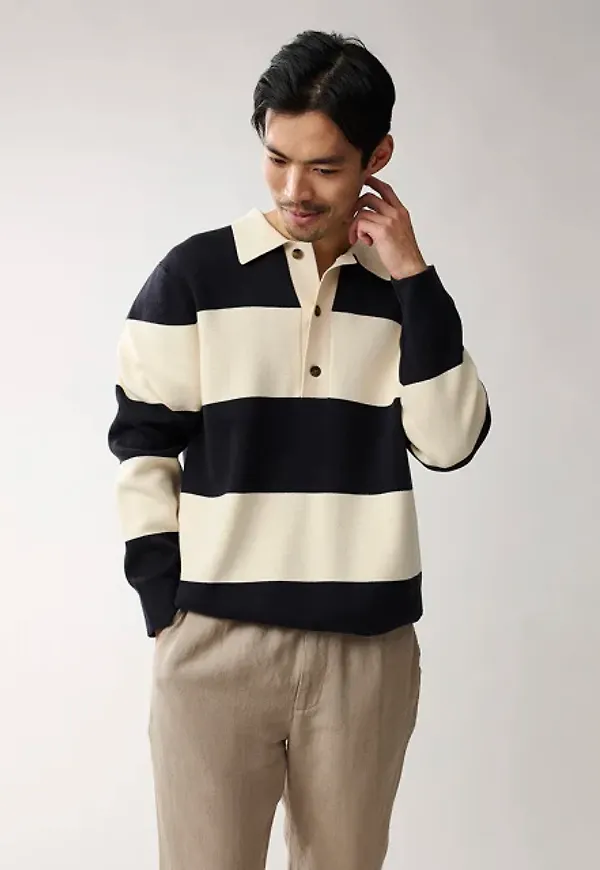 Fransesco Knitted Rugby Sweater