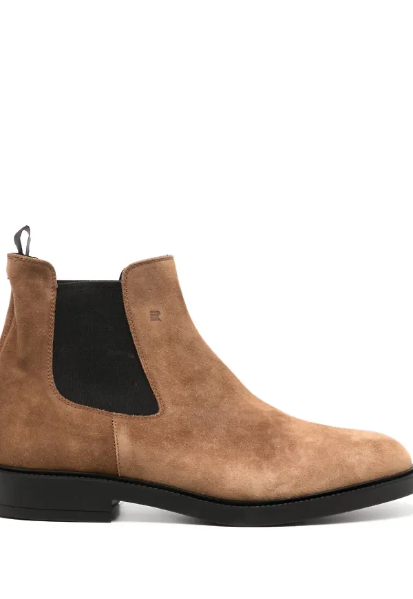 Fratelli Rossetti Chelsea-boots i mocka - Brun