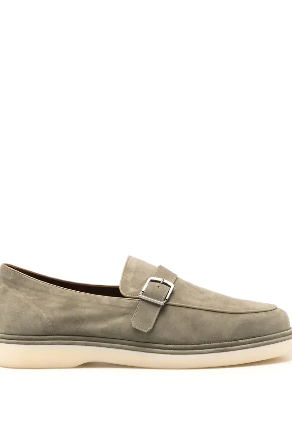 Fratelli Rossetti loafers med spänne - Grön