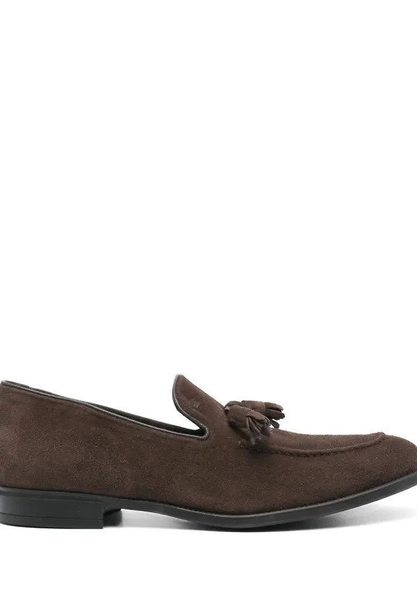 Fratelli Rossetti loafers med tofsdetalj - Brun