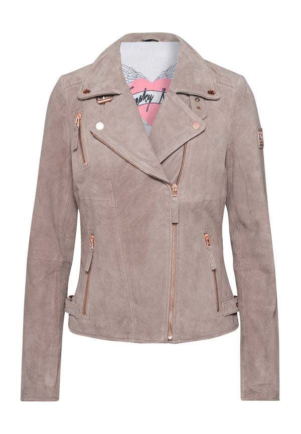 FREAKY NATION Övergångsjacka beige / rosa