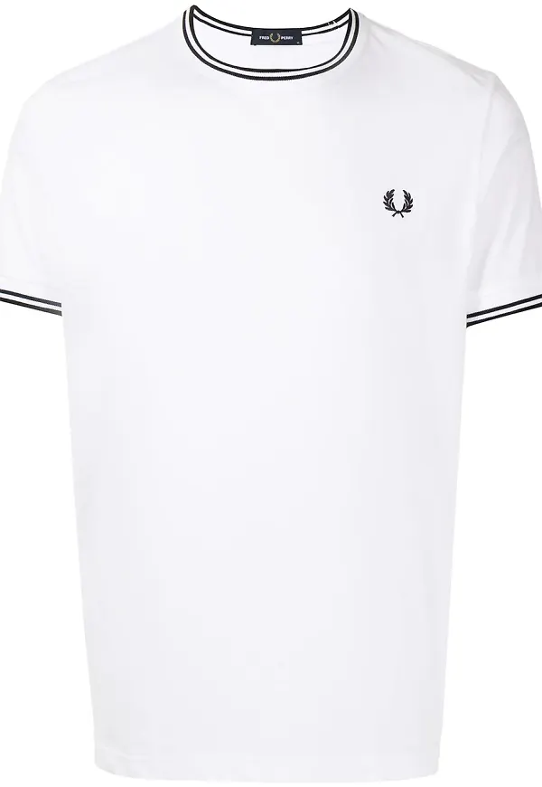 Fred Perry Twin Tipped t-shirt - Vit