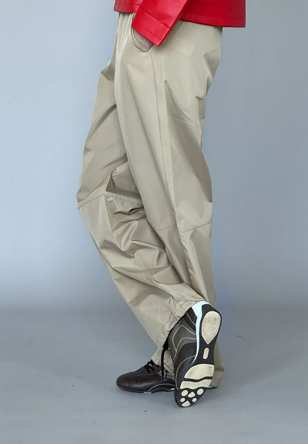 Freja Wewer x NA-KD Oversized byxor - Beige