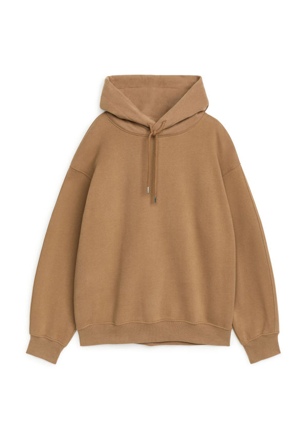 French Terry Hoodie - Beige