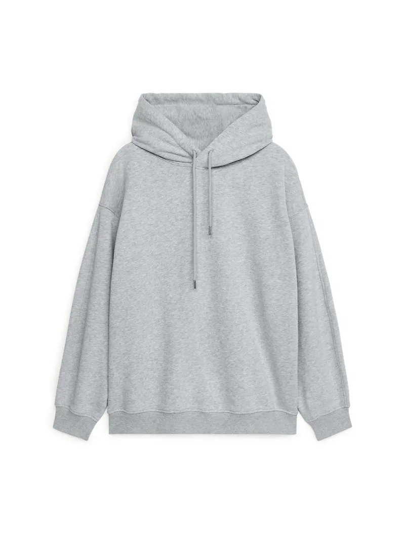 French Terry Hoodie - Grey