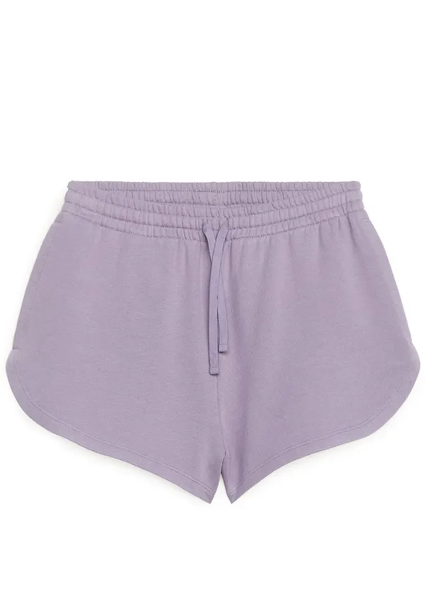 French Terry Shorts - Purple