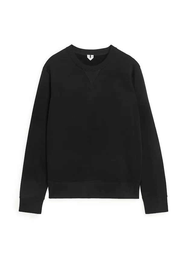 French Terry Sweatshirt - Black