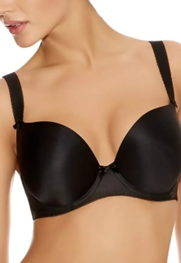Freya BH Deco Moulded Plunge T-Shirt Bra Svart I 85 Dam