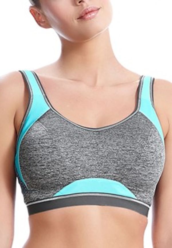 Freya BH Epic Underwire Crop Top Sports Bra Grå K 80 Dam