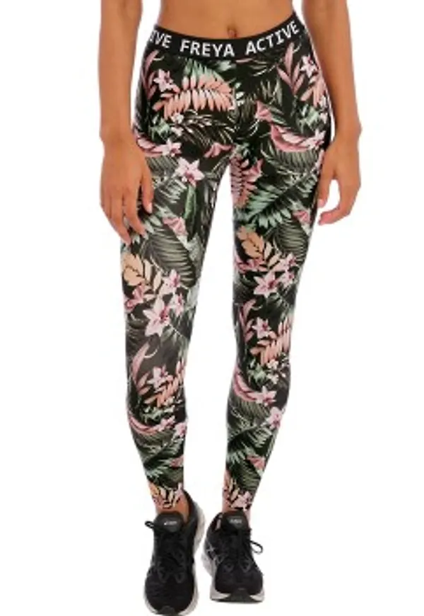 Freya Ecosculpt Leggings Svart mönstrad Small Dam