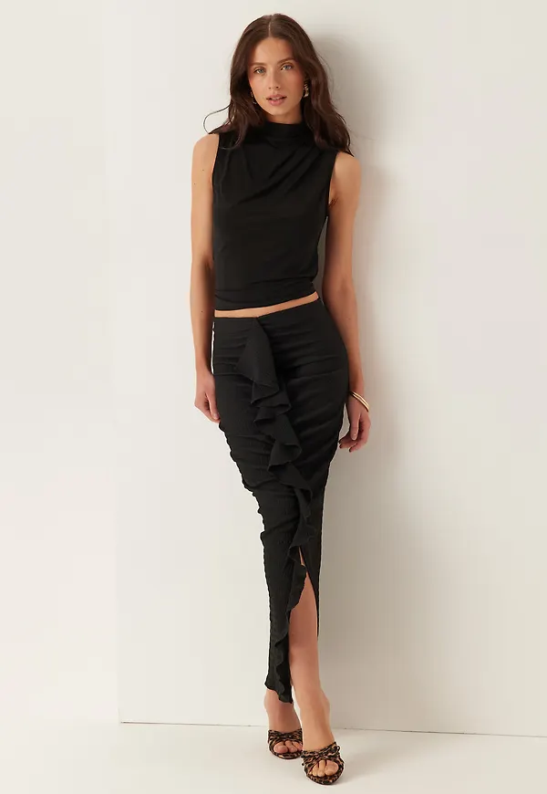 Frill Ankle Skirt