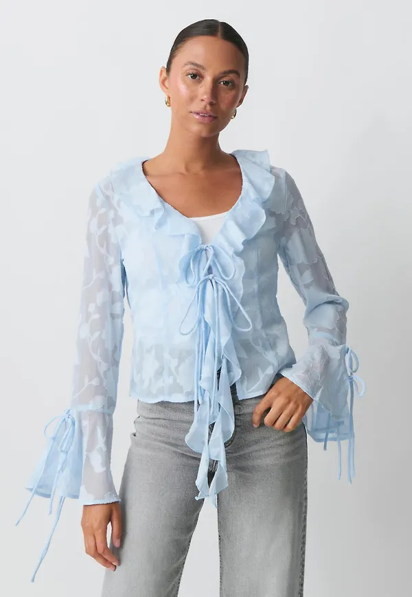 Frill blouse