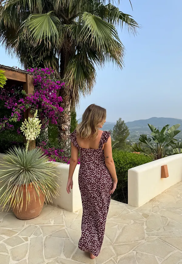 Frill Maxi Dress