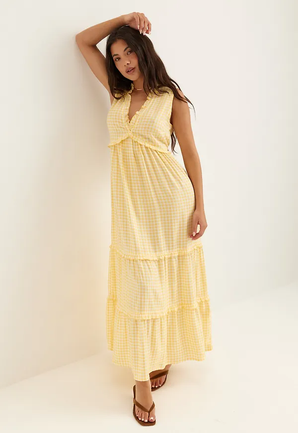 Frill Maxi Dress