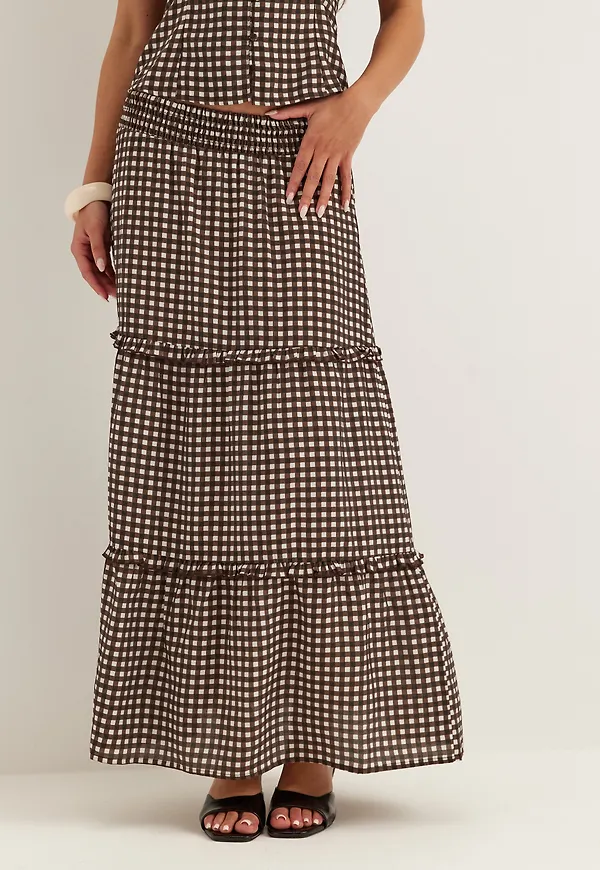 Frill Maxi Skirt